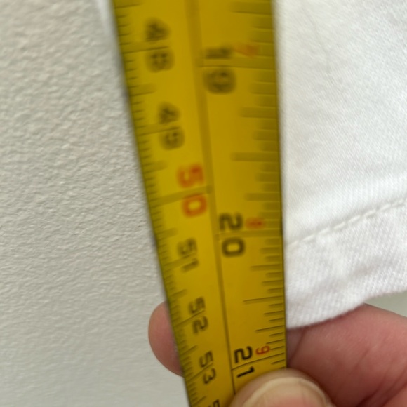 White Jeans 32.5 long Maurices Size 12 - Picture 8 of 10